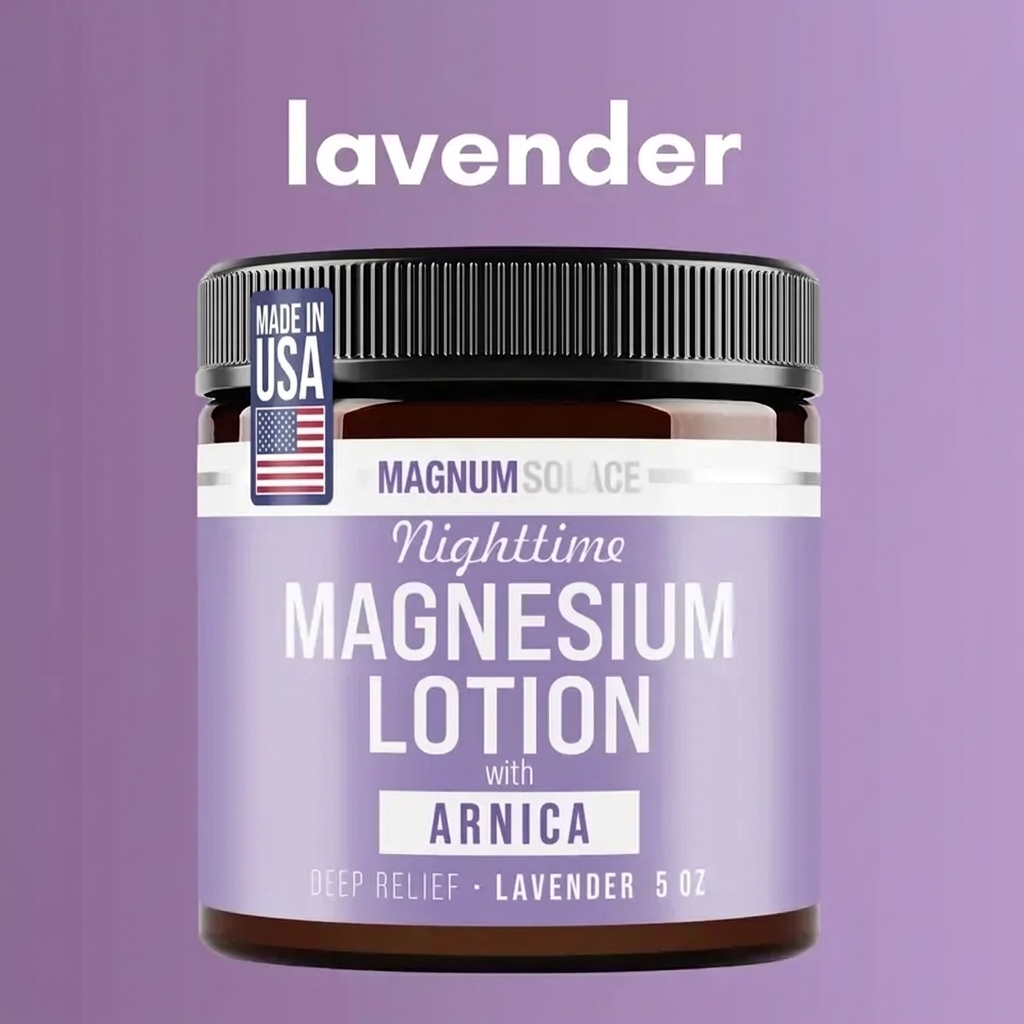 Nighttime Magnesium Body Care Moisturizer Cream with Arnica