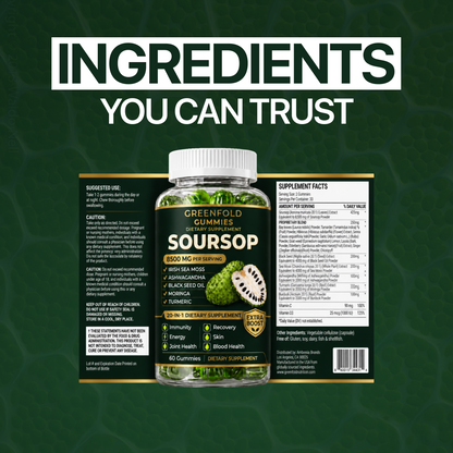 Greenfold Soursop Gummies 20 In One