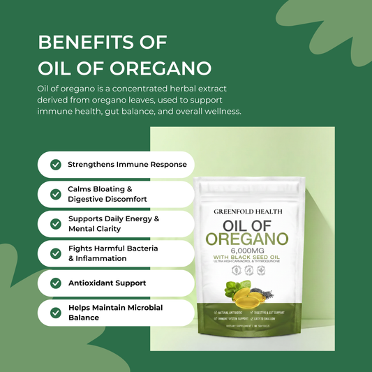 Oregano Oil Soft Gells With Black Seed Oil