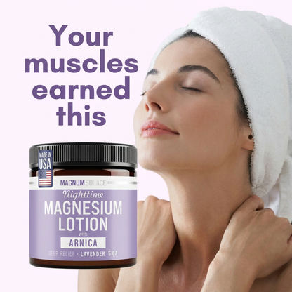 Nighttime Magnesium Body Care Moisturizer Cream with Arnica